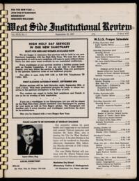 West Side Institutional Review Vol. XXXI No. 02