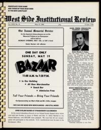 West Side Institutional Review Vol. XXXI No. 18