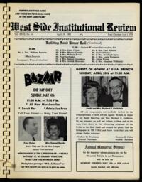 West Side Institutional Review Vol. XXXII No. 14