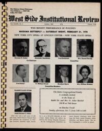 West Side Institutional Review Vol. XXXIII No. 02