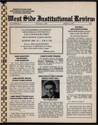 West Side Institutional Review Vol. XXXIII No. 03