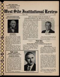 West Side Institutional Review Vol. XXXIII No. 07