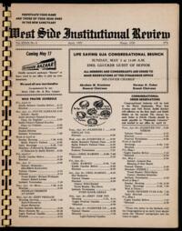 West Side Institutional Review Vol. XXXIII No. 08