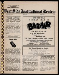 West Side Institutional Review Vol. XXXIII No. 09