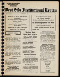 West Side Institutional Review Vol. XXXV No. 01