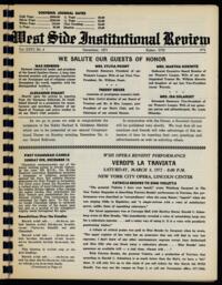 West Side Institutional Review Vol. XXXV No. 04