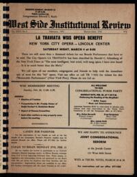 West Side Institutional Review Vol. XXXV No. 06