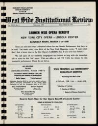 West Side Institutional Review Vol. XXXVI No. 06