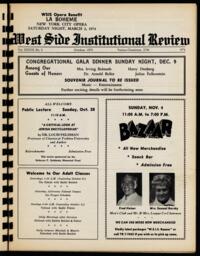 West Side Institutional Review Vol. XXXVII No. 02