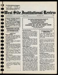 West Side Institutional Review Vol. XXXVII No. 07
