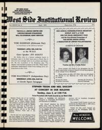 West Side Institutional Review Vol. XXXVII No. 08