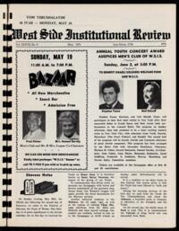West Side Institutional Review Vol. XXXVII No. 09