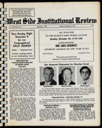 West Side Institutional Review Vol. XXXVIII No. 02