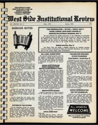 West Side Institutional Review Vol. XXXVIII No. 09