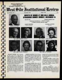 West Side Institutional Review Vol. XXXIX No. 03