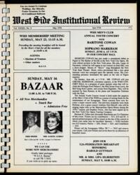 West Side Institutional Review Vol. XXXIX No. 09