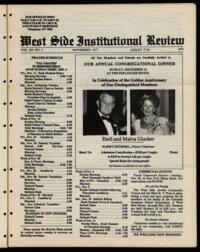 West Side Institutional Review Vol. XLI No. 03