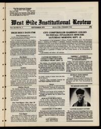 West Side Institutional Review Vol. XLIII No. 01
