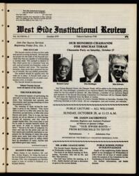 West Side Institutional Review Vol. XLIII No. 02