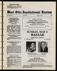 West Side Institutional Review Vol. XLIII No. 07