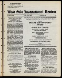 West Side Institutional Review Vol. XLIII No. 08