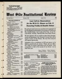 West Side Institutional Review Vol. XLIV No. 05