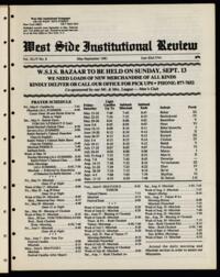 West Side Institutional Review Vol. XLIV No. 08