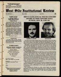 West Side Institutional Review Vol. XLV No. 06