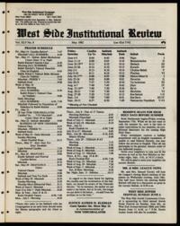 West Side Institutional Review Vol. XLV No. 08