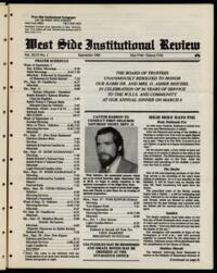 West Side Institutional Review Vol. XLVI No. 01