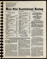West Side Institutional Review Vol. XLVIII No. 01