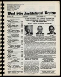 West Side Institutional Review Vol. XLIX No. 02