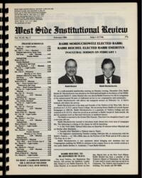 West Side Institutional Review Vol. XLIX No. 05