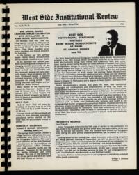 West Side Institutional Review Vol. XLIX No. 06